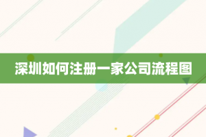 深圳如何注册一家公司流程图