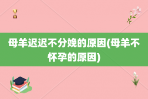 母羊迟迟不分娩的原因(母羊不怀孕的原因)