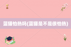 蓝猫怕热吗(蓝猫是不是很怕热)