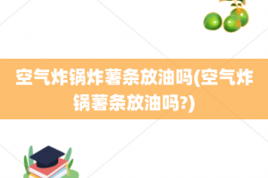 空气炸锅炸薯条放油吗(空气炸锅薯条放油吗?)