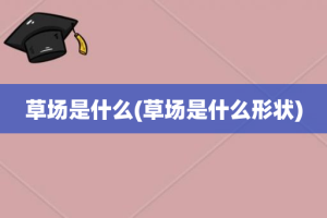 草场是什么(草场是什么形状)