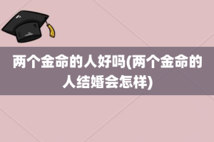 两个金命的人好吗(两个金命的人结婚会怎样)