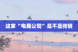 这家“电商公司”是不是传销