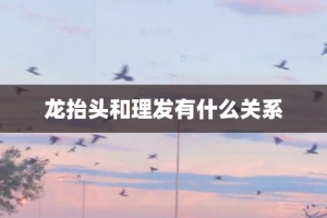 龙抬头和理发有什么关系