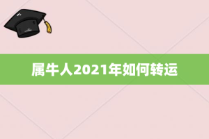 属牛人2021年如何转运