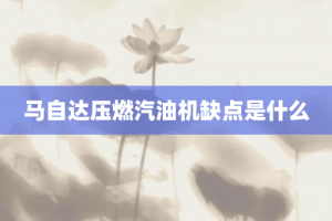 马自达压燃汽油机缺点是什么