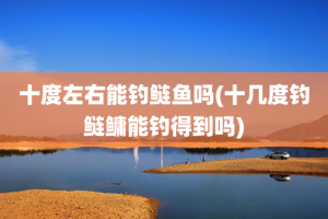 十度左右能钓鲢鱼吗(十几度钓鲢鳙能钓得到吗)