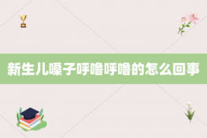 新生儿嗓子呼噜呼噜的怎么回事