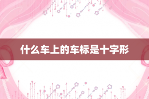 什么车上的车标是十字形