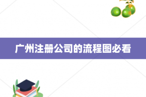 广州注册公司的流程图必看
