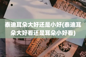 泰迪耳朵大好还是小好(泰迪耳朵大好看还是耳朵小好看)