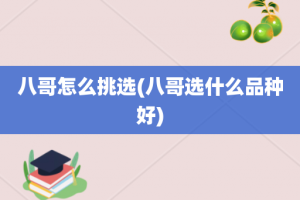 八哥怎么挑选(八哥选什么品种好)