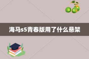 海马s5青春版用了什么悬架