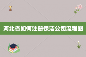 河北省如何注册保洁公司流程图