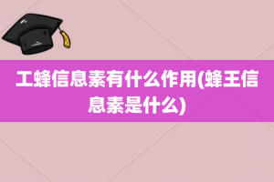 工蜂信息素有什么作用(蜂王信息素是什么)