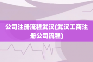 公司注册流程武汉(武汉工商注册公司流程)