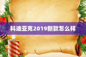 科迪亚克2019新款怎么样