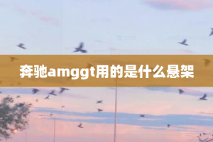 奔驰amggt用的是什么悬架