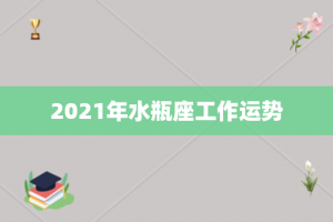 2021年水瓶座工作运势