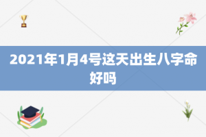 2021年1月4号这天出生八字命好吗