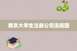 南京大学生注册公司流程图