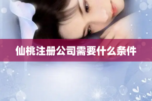 仙桃注册公司需要什么条件