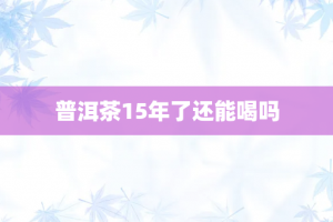 普洱茶15年了还能喝吗