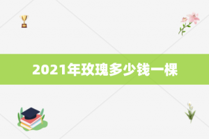 2021年玫瑰多少钱一棵