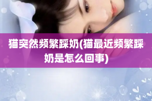 猫突然频繁踩奶(猫最近频繁踩奶是怎么回事)