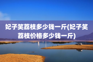 妃子笑荔枝多少钱一斤(妃子笑荔枝价格多少钱一斤)