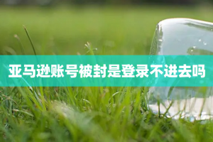 亚马逊账号被封是登录不进去吗