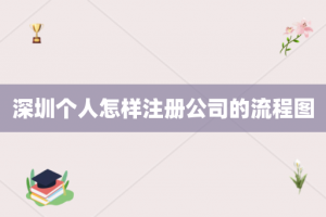 深圳个人怎样注册公司的流程图
