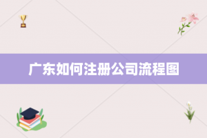 广东如何注册公司流程图