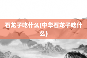 石龙子吃什么(中华石龙子吃什么)
