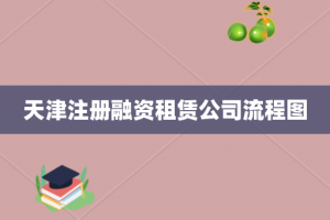 天津注册融资租赁公司流程图