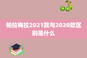 帕拉梅拉2021款与2020款区别是什么