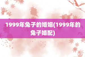 1999年兔子的婚姻(1999年的兔子婚配)