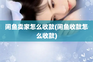 闲鱼卖家怎么收款(闲鱼收款怎么收款)