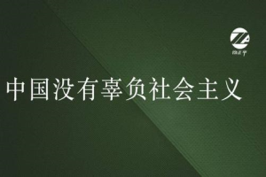 中国没有辜负社会主义