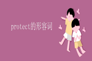 protect的形容词 缩略图